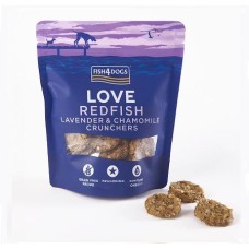 Fish4Dogs Love Redfish & Lavender crunchers 