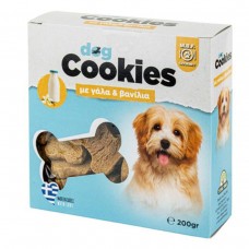 M.B.F. Dog Cookies Gourmet Γάλα- Βανίλια 200gr