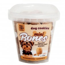 M.B.F. Dog Cookies Mini Bones Φυστικοβούτυρο - Ηλιόσπορος 160gr