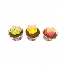 The Barking Bakery Cupcake MINI ICED TRIOS BRIGHT FROSTING