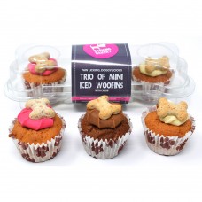 The Barking Bakery Cupcake MINI ICED TRIOS 