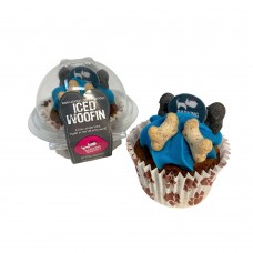 The Barking Bakery Cupcake Vanilla Woofin με επικάλυψη Μπλέ Γλάσο Γιαουρτιού 75gr