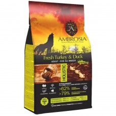 Ambrosia Adult Fresh Turkey & Duck 12kg