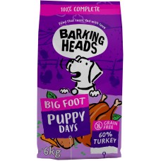 Barking Heads Puppy Days Turkey 6kg