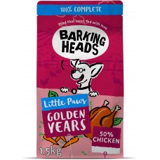 Barking Heads Little Paws -Golden Years Chicken 1.5kg 