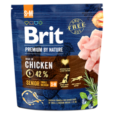 Brit Premium By Nature® Dog Senior Small & Medium για Ηλικιωμένους Σκύλους Μικρόσωμων & Μεσαίων Φυλών 1kg Brit Premium By Nature® Dog Senior Small & Medium για Ηλικιωμένους Σκύλους Μικρόσωμων & Μεσαίων Φυλών 1kg