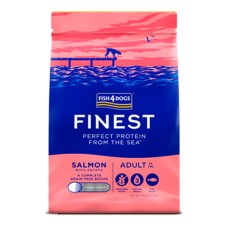 FISH4DOGS Finest Salmon Adult μικρή κροκέτα 6kg