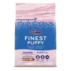 FISH4DOGS Finest Puppy Salmon μικρή κροκέτα 6kg