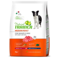 Natural Trainer Dog Medium Adult Beef 3kg