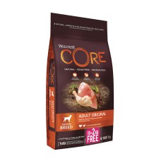 Wellness Core Adult Original Γαλοπούλα & Κοτόπουλο 10+2kg