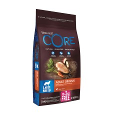 Wellness Core Adult Large Breed Original Γαλοπούλα & Κοτόπουλο 10+2kg