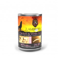 Ambrosia GRAIN FREE Puppy Chicken - White fish 400gr   