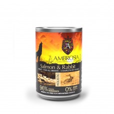 Ambrosia GRAIN FREE Adult Sensitive Salmon - Rabbit  400gr    