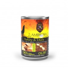 Ambrosia GRAIN FREE Adult Sensitive Turkey - Duck  400gr    