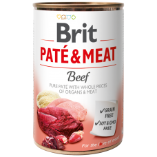 Brit® Dog Cans Pate&Meat Μοσχάρι 400gr