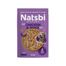 Natsbi Dog Steamed Chicken & Duck 200gr