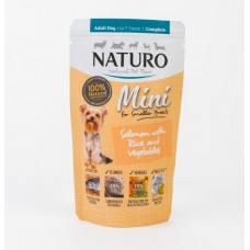 Naturo Adult Mini Dog Salmon  Rice  & Vegetables  150gr 