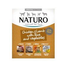 Naturo  Chicken and Lamb with Rice & Vegetables  400gr