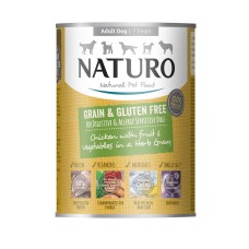 Naturo Grain Free Chicken , Veggies and Fruit  390gr