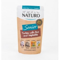 Naturo Senior Mini Dog  mini Turkey Rice & Veggies 150gr 