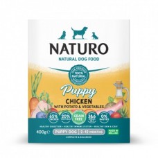  NATURO GF Puppy Chicken ,Potato & Veggies 400gr 