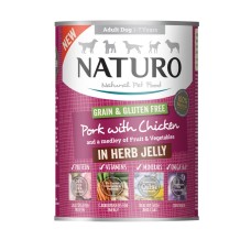 Naturo Grain Free  Pork & Chicken , Veggies and Fruit  390gr