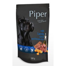 Piper Pouch Adult Αρνί, Καρότο & Καστανό Ρύζι 500gr