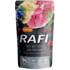 Rafi Adult Pate με Βοδινό Πατσά, Χοιρινό, Blueberry & Cranberry 500gr