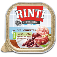 Rinti Kennerfleisch Poultry Hearts & Pasta  300gr