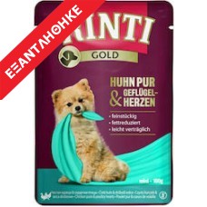 Rinti Gold Καθαρό Κοτόπουλο & Καρδιές Πουλερικών 100gr