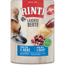 Rinti Leichte Beute Pure Beef & Heart 400gr  