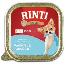 Rinti Gold Μini Quail & Poultry 100gr