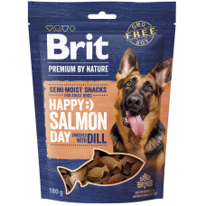 Brit Premium By Nature® Dog Semi-Moist Snacks Happy Σολομός με Άνηθο 180gr Brit Premium By Nature® Dog Semi-Moist Snacks Happy Σολομός με Άνηθο 180gr