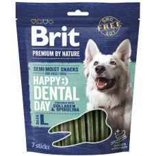 Brit Premium By Nature® Dog Semi-Moist Snacks Happy Dental με Κολλαγόνο & Σπιρουλίνα L 250gr Brit Premium By Nature® Dog Semi-Moist Snacks Happy Dental με Κολλαγόνο & Σπιρουλίνα L 250gr