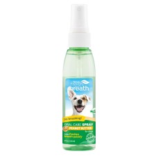 TropiClean Breath and Teeth Oral Care Spray Peanut Butter 118ml