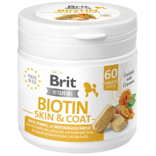 Brit Vitamins® Biotin Skin & Coat Care ≅ 60tabs 120gr Brit Vitamins® Biotin Skin & Coat Care ≅ 60tabs 120gr