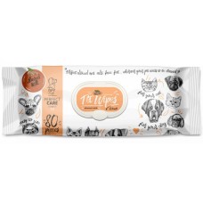 Perfect Care Pet Wipes Almond Milk 80τμχ