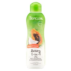 TropiClean Shampoo Luxury 2 in 1 - Shampoo & Conditioner 592ml