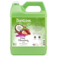 TropiClean Shampoo Deep Cleaning - Berry & Coconut 1Gal