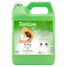 TropiClean Shampoo Luxury 2 in 1 - Shampoo & Conditioner 1Gal