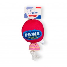 GLEE ΠΑΙΧΝΙΔΙ ΣΚΥΛΟΥ LOLLIPOP ROPE ΚΟΚΚΙΝΟ SQUEAKΥ