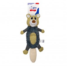GLEE ΠΑΙΧΝΙΔΙ ΣΚΥΛΟΥ TEDDY FURRY BELLY SQUEAKΥ