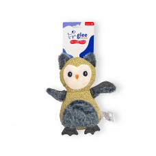 GLEE ΠΑΙΧΝΙΔΙ ΣΚΥΛΟΥ OWL FURRY BELLY ΚΙΤΡΙΝΟ SQUEAKΥ