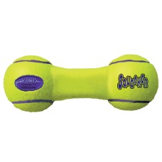 KONG Squeakair Bone Dumbell Medium Κίτρινο Σχήμα βαράκι