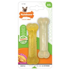 Nylabone Moderate Chew Twin Pack XS 0-7kg