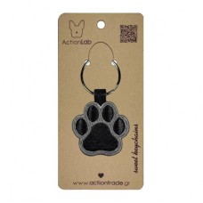 ActionLab Μπρελόκ Animal Paw Grey