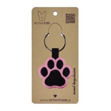 ActionLab Μπρελόκ Animal Paw Pink