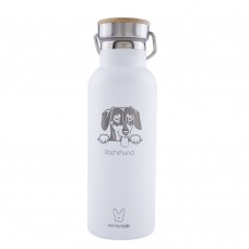  ActionLab Baboo Bottle  White Dachshund 500ml