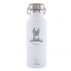  ActionLab Baboo Bottle  White Doberman 500ml