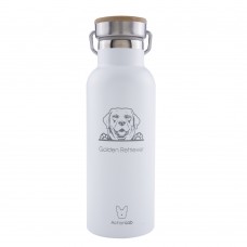  ActionLab Baboo Bottle  White Golden Retriever 500ml